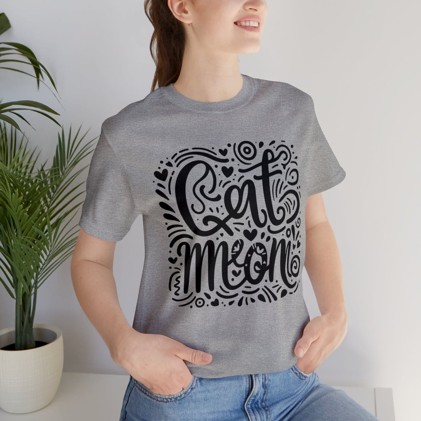 Cat Mommy Jersey Short Sleeve Tee