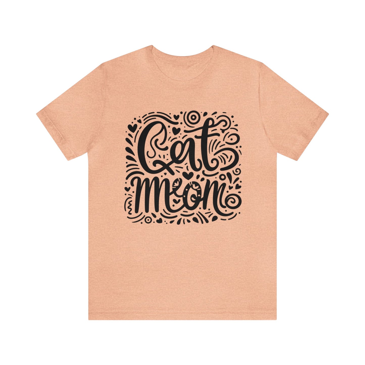 Cat Mommy Jersey Short Sleeve Tee