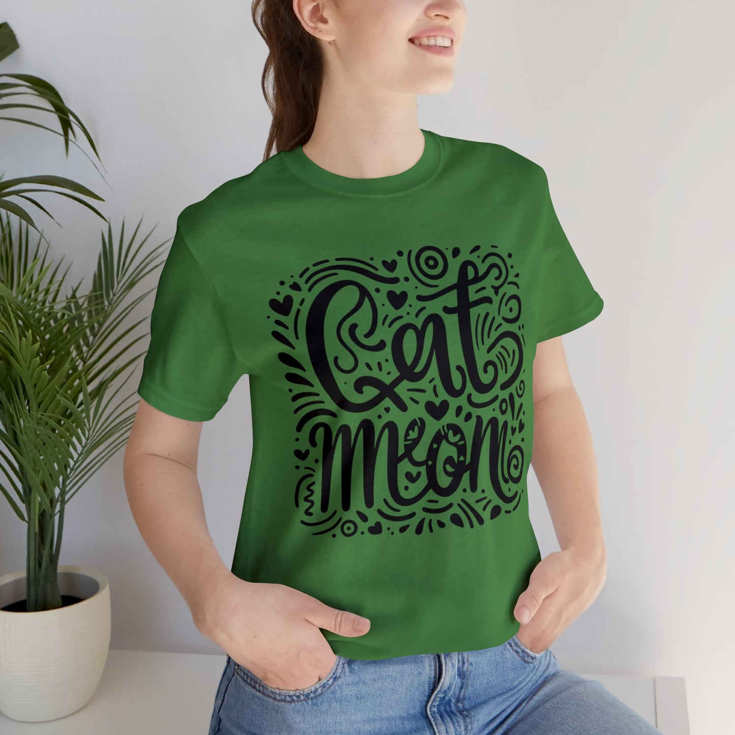 Cat Mommy Jersey Short Sleeve Tee