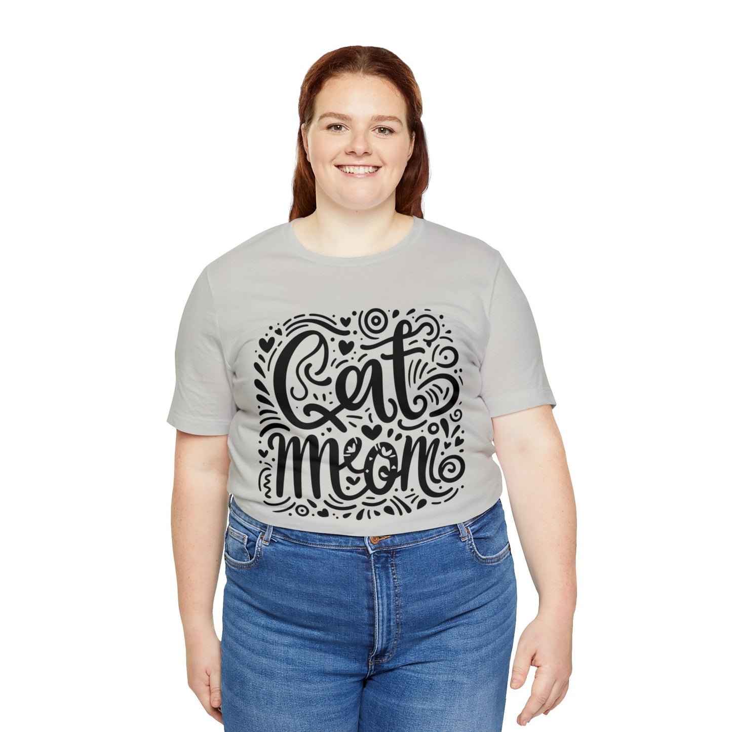 Cat Mommy Jersey Short Sleeve Tee