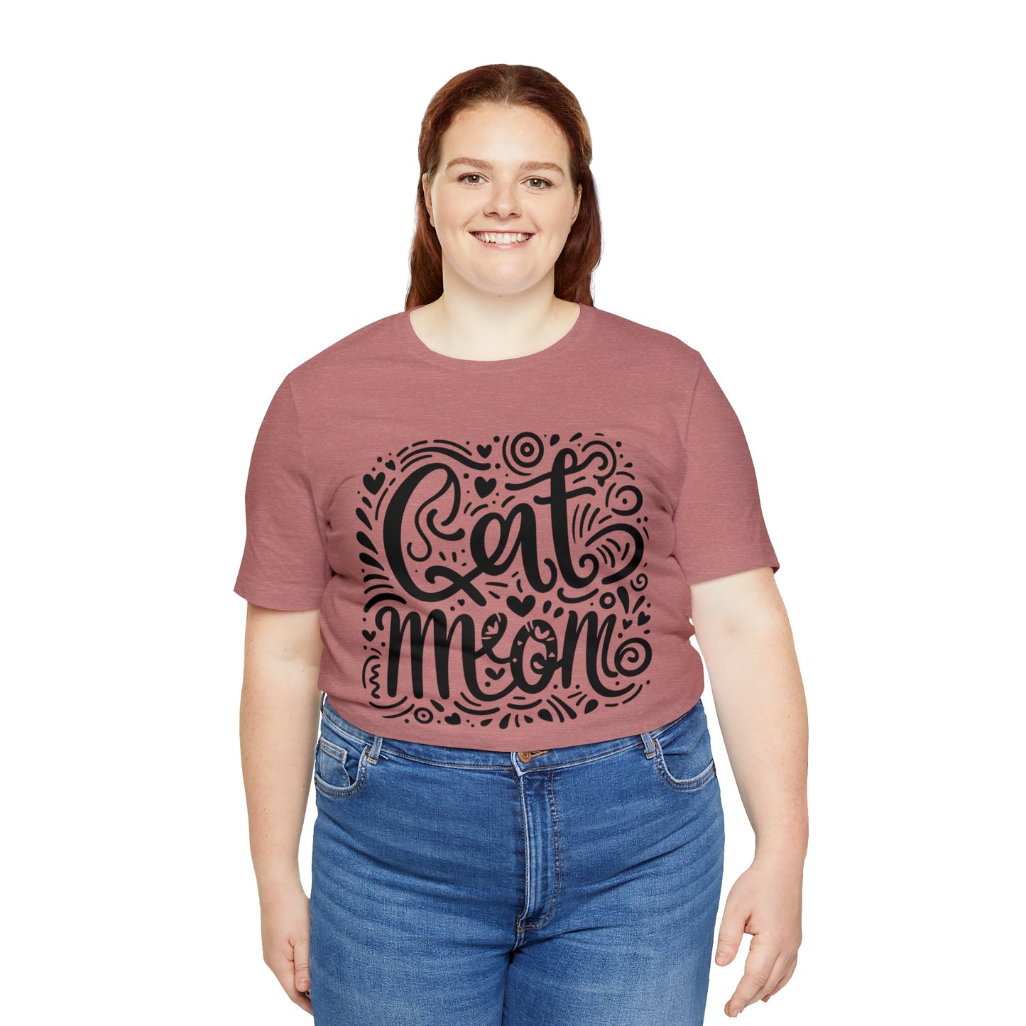 Cat Mommy Jersey Short Sleeve Tee