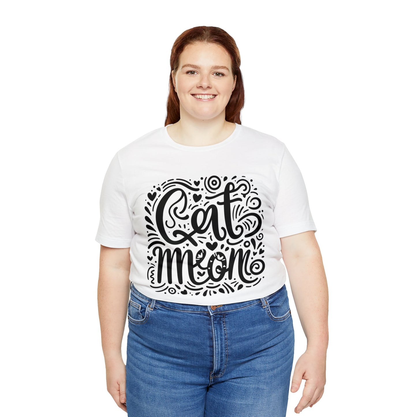 Cat Mommy Jersey Short Sleeve Tee