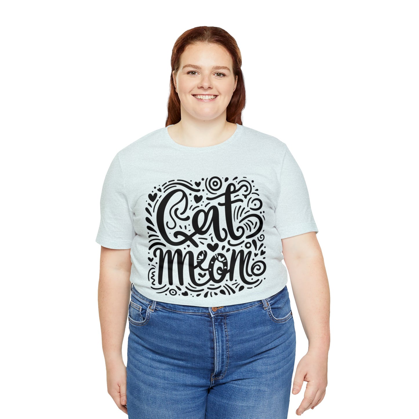 Cat Mommy Jersey Short Sleeve Tee