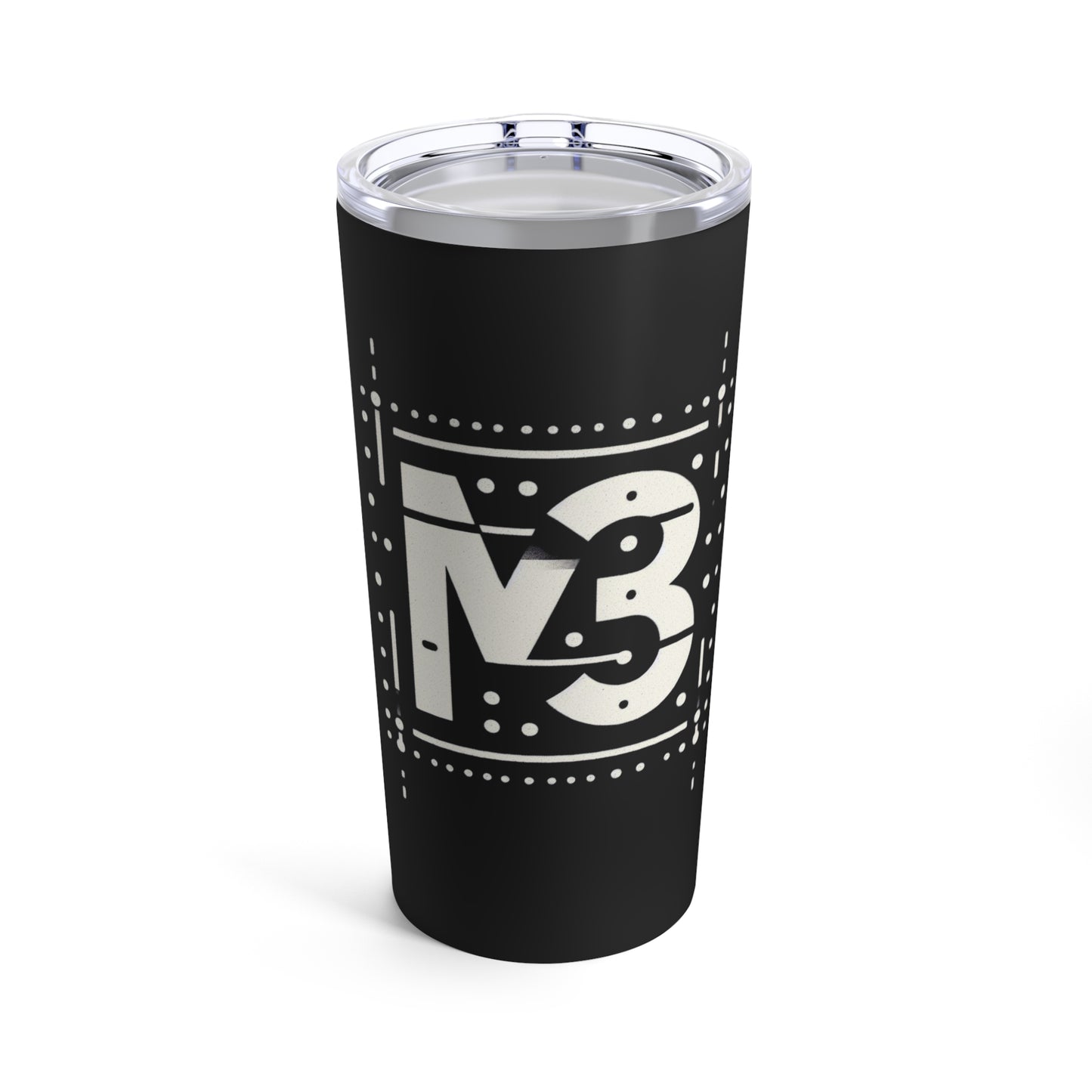 M3 Space Black Double-Wall Insulated Stainless Steel 20oz/0.59L Tumbler with Lid