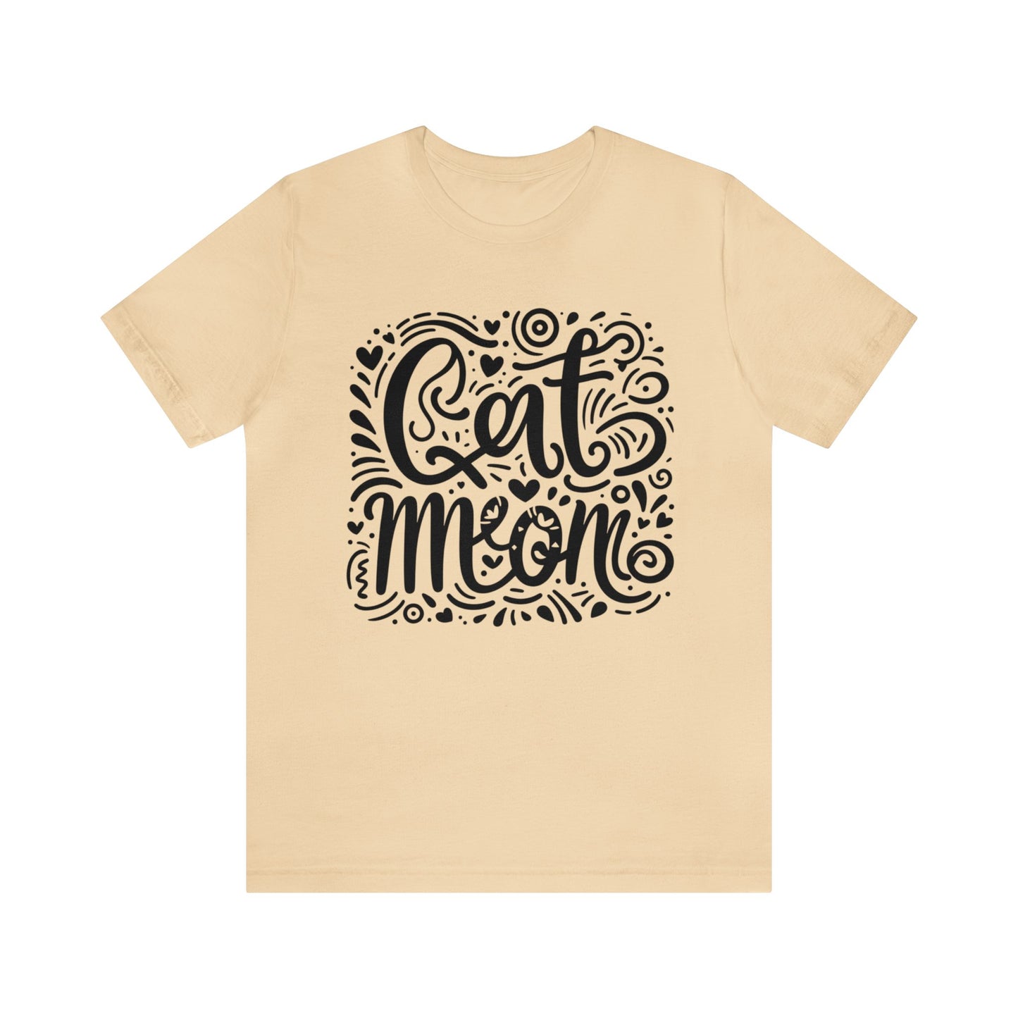 Cat Mommy Jersey Short Sleeve Tee