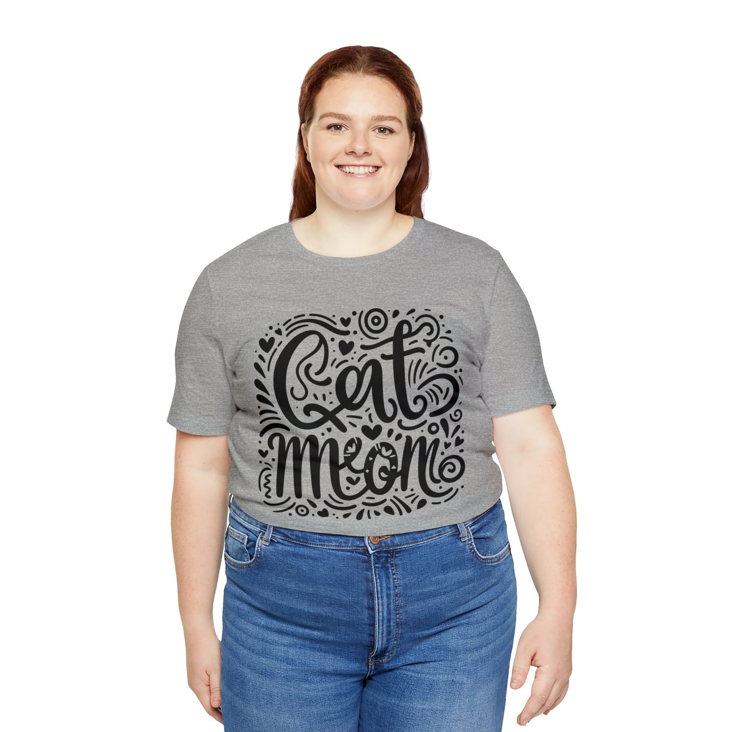 Cat Mommy Jersey Short Sleeve Tee