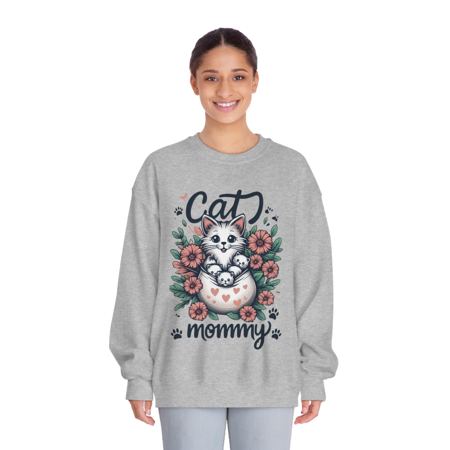 Cat Mommy Crewneck Sweatshirt