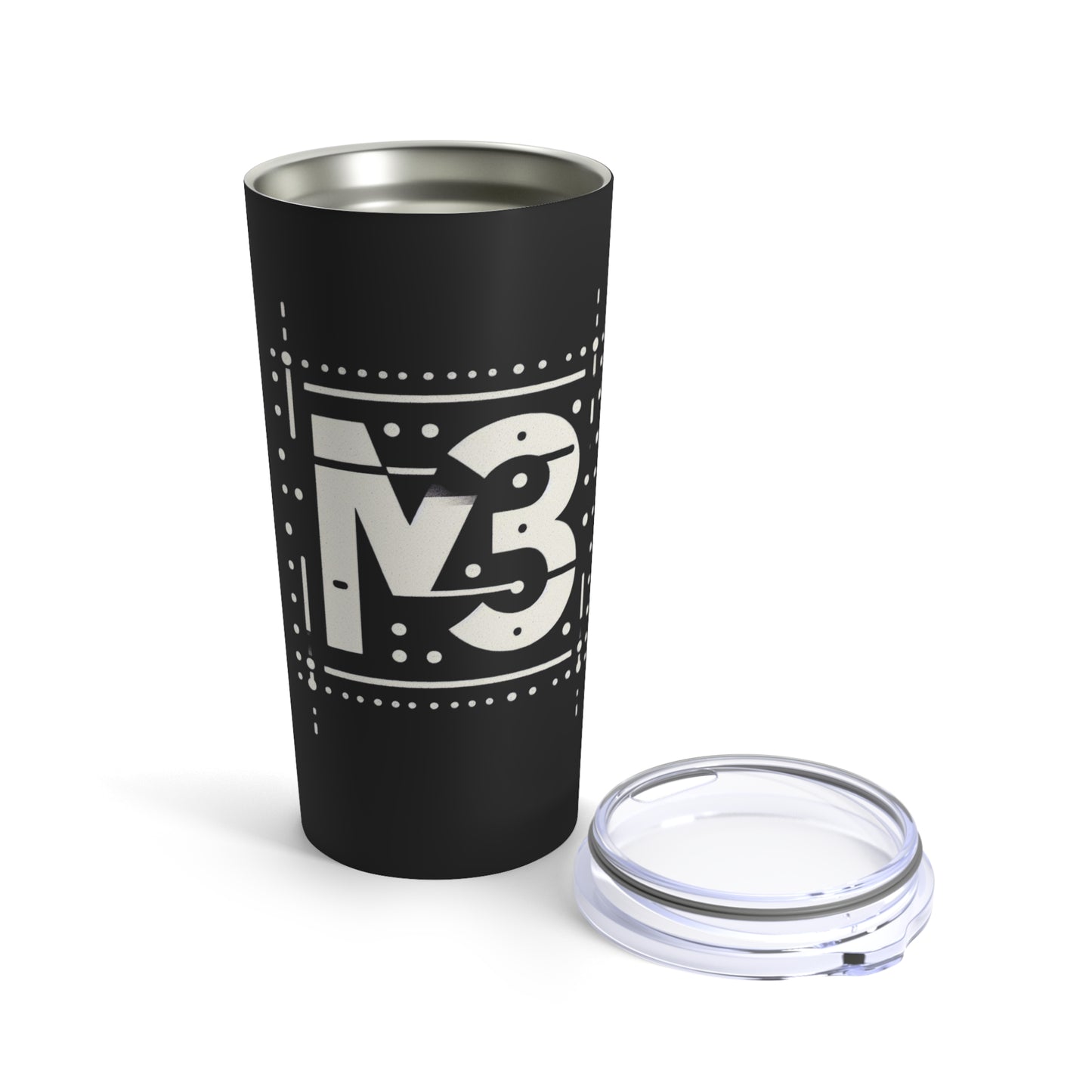 M3 Space Black Double-Wall Insulated Stainless Steel 20oz/0.59L Tumbler with Lid