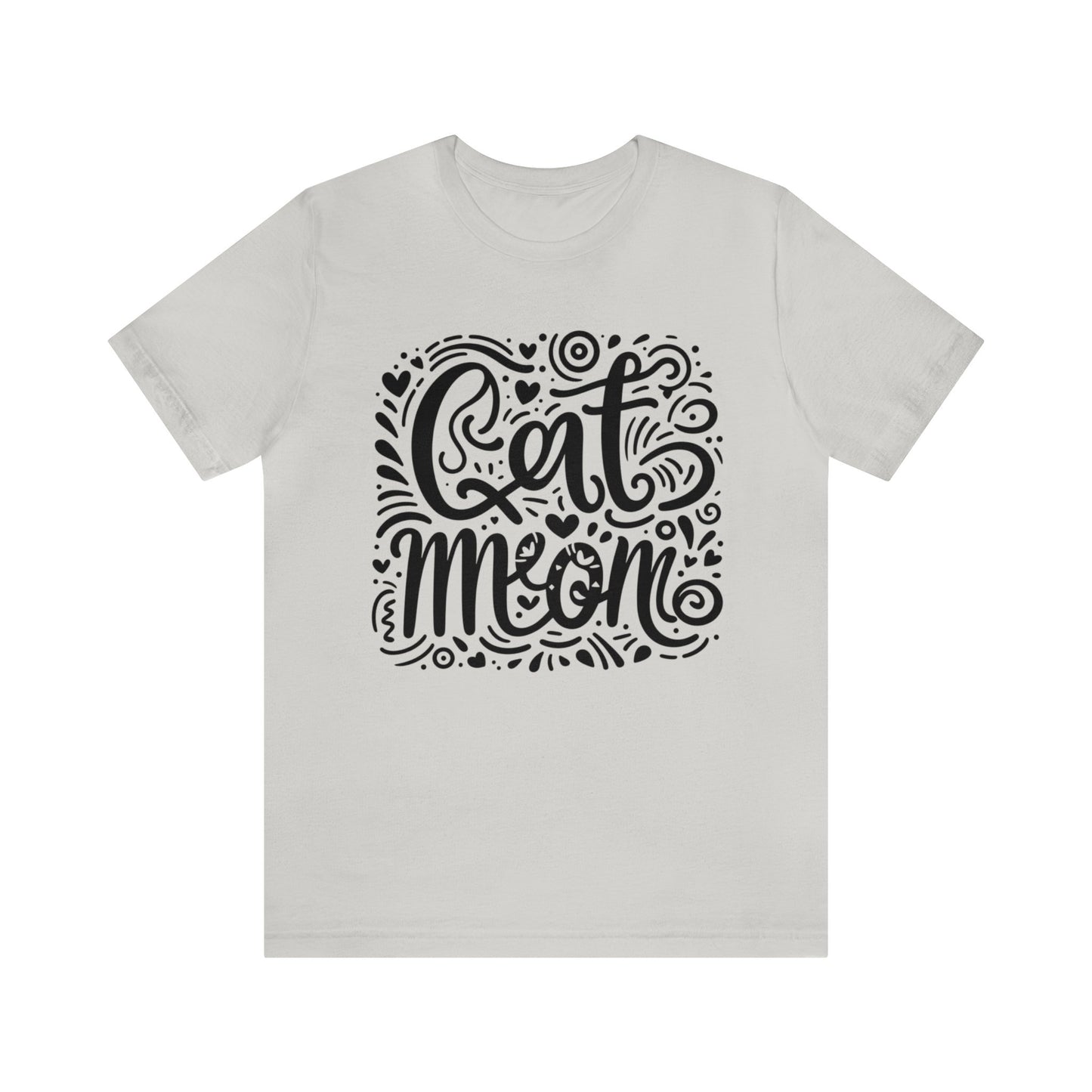 Cat Mommy Jersey Short Sleeve Tee