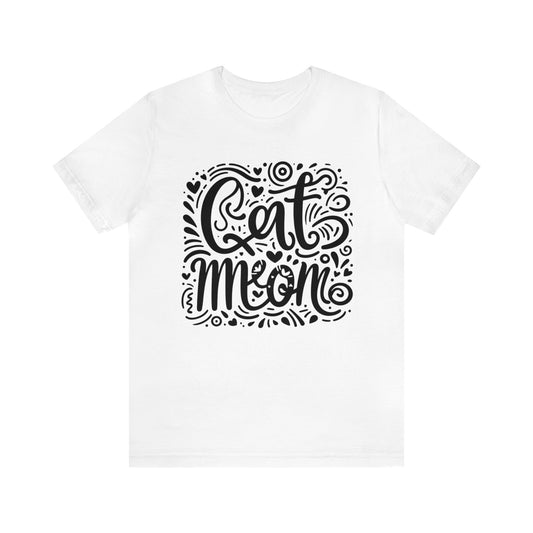 Cat Mommy Jersey Short Sleeve Tee