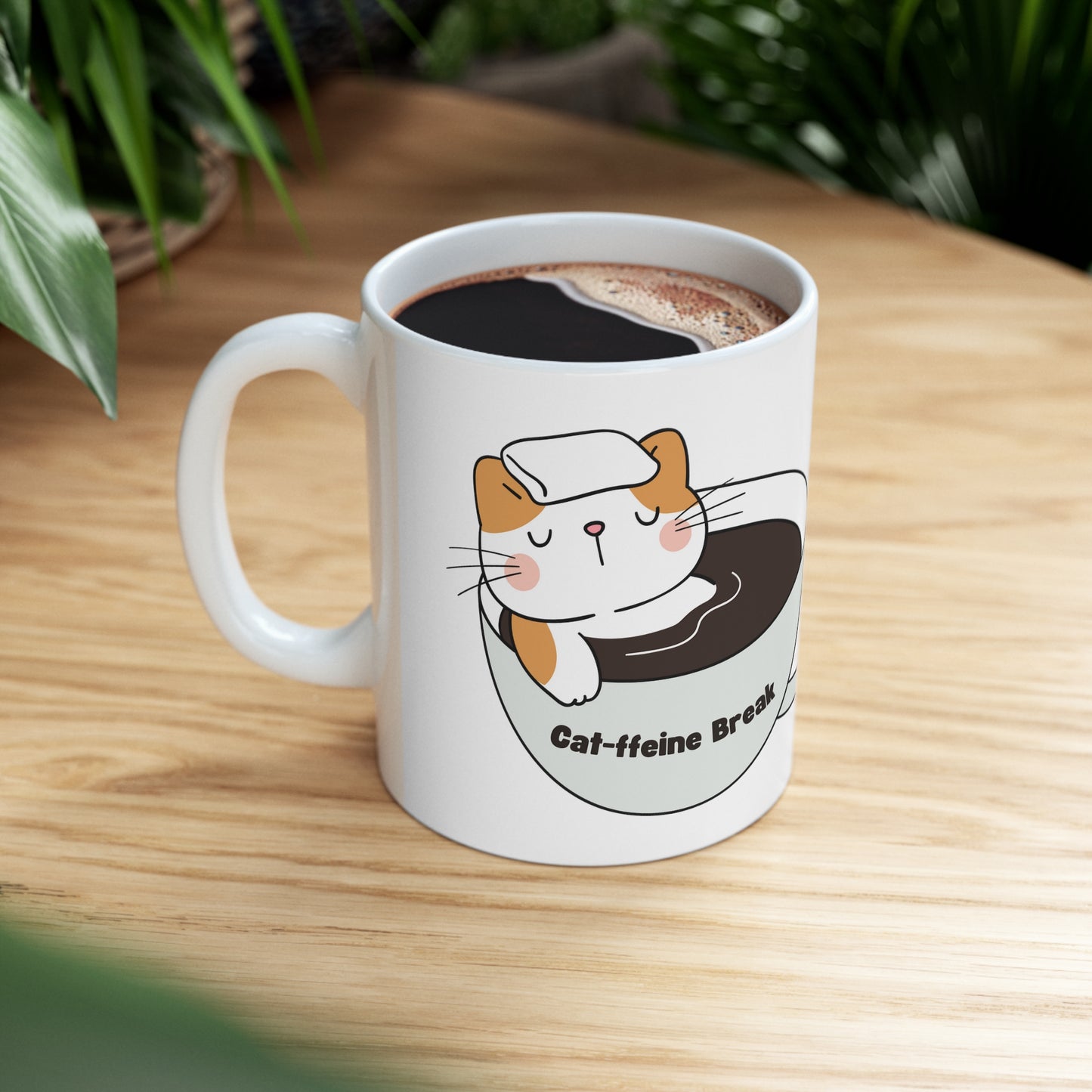 Cat-ffeine Break Coffee Mug 11oz