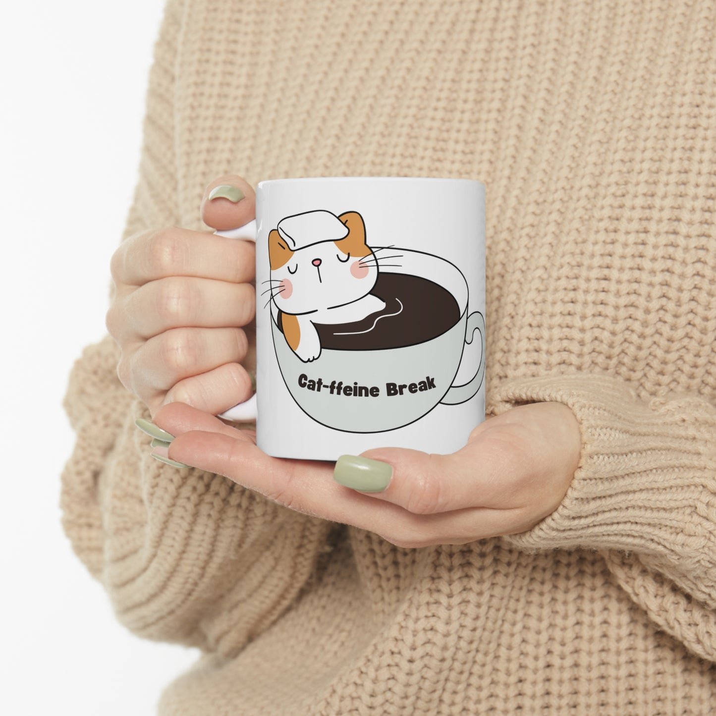 Cat-ffeine Break Coffee Mug 11oz