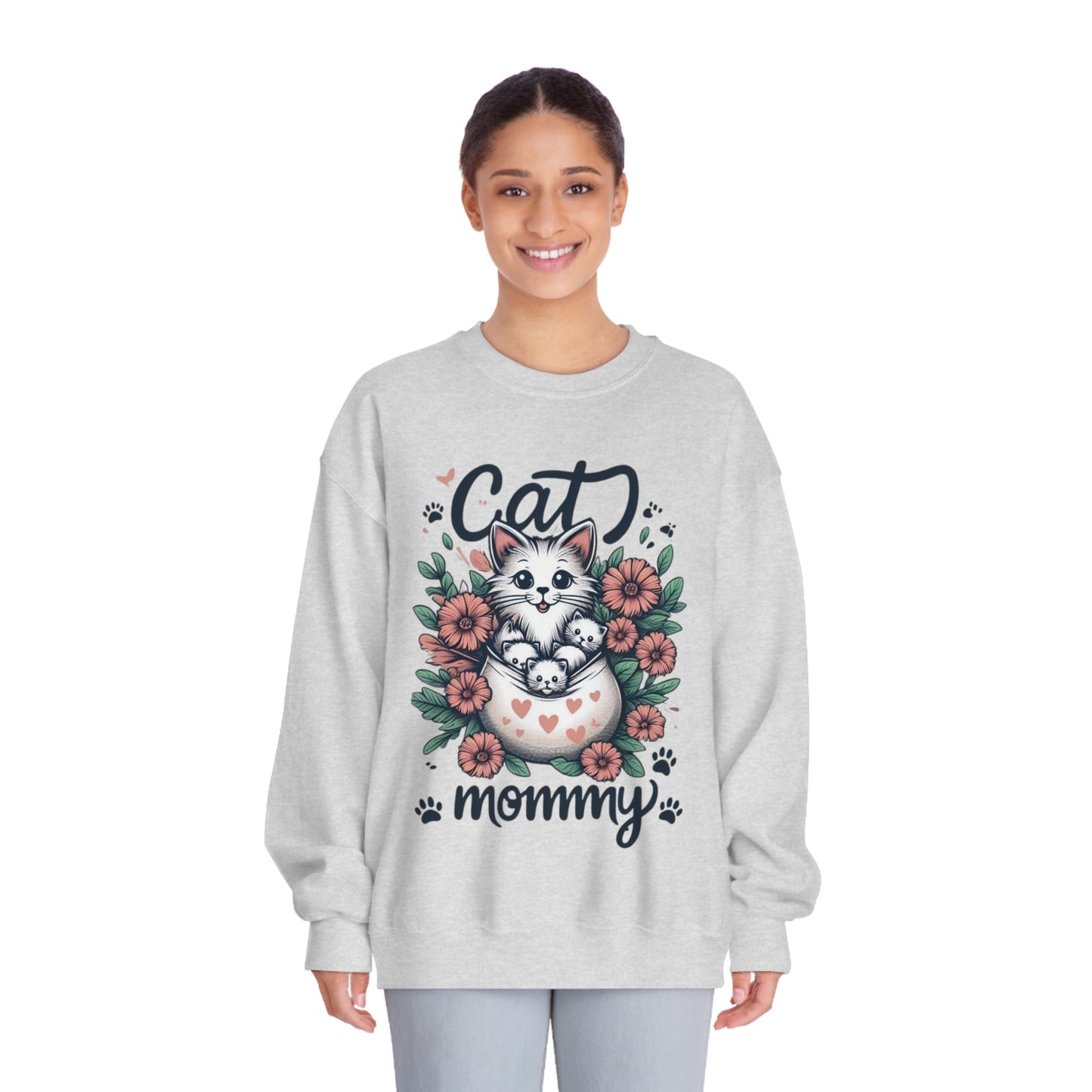 Cat Mommy Crewneck Sweatshirt