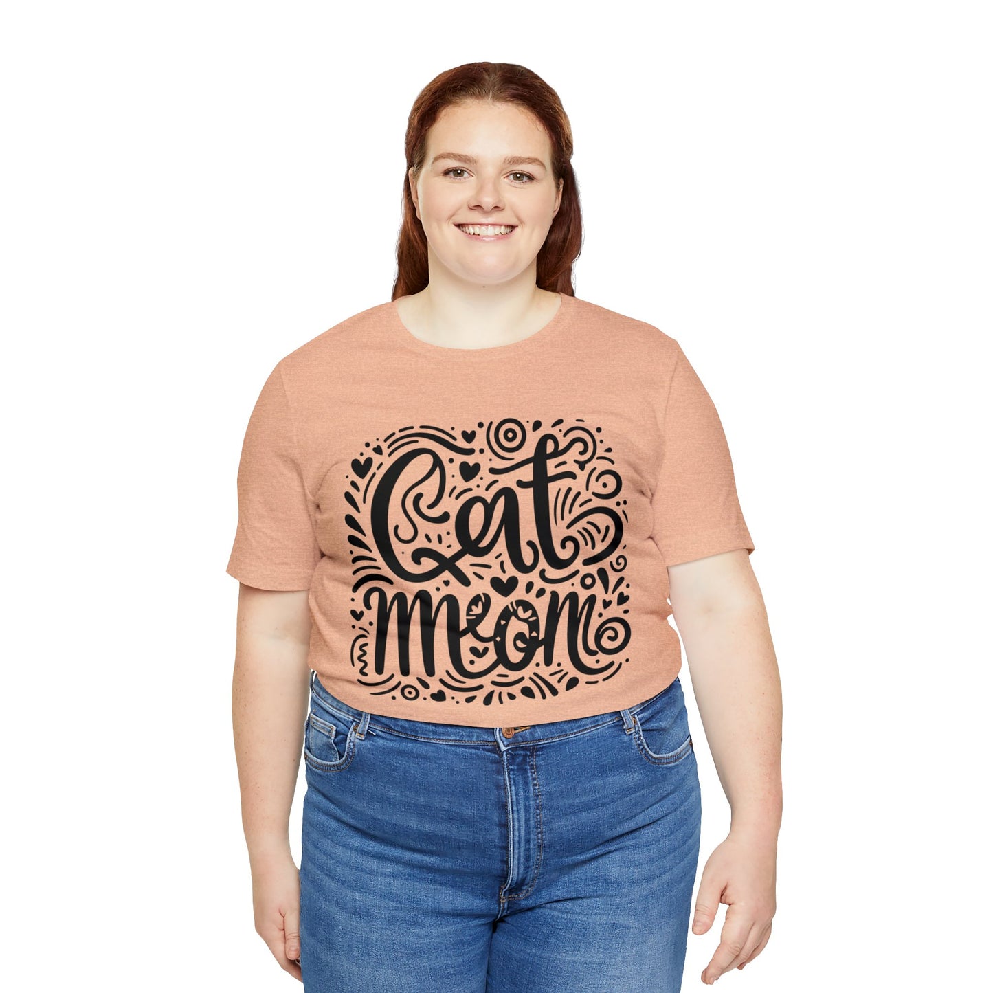 Cat Mommy Jersey Short Sleeve Tee