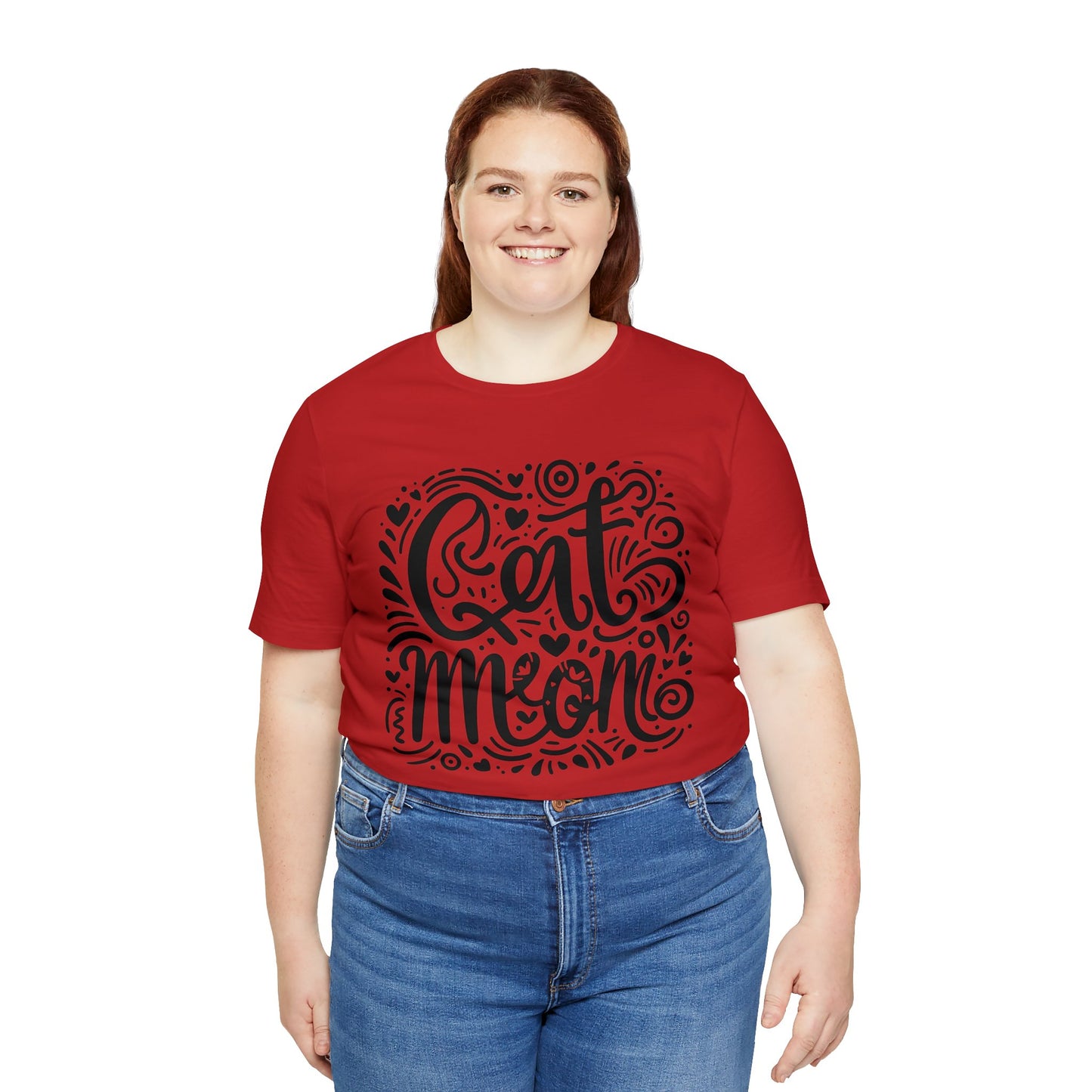 Cat Mommy Jersey Short Sleeve Tee